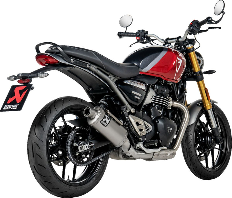 Slip-On Line Muffler Sandblast For Triumph Scrambler 400 X ABS