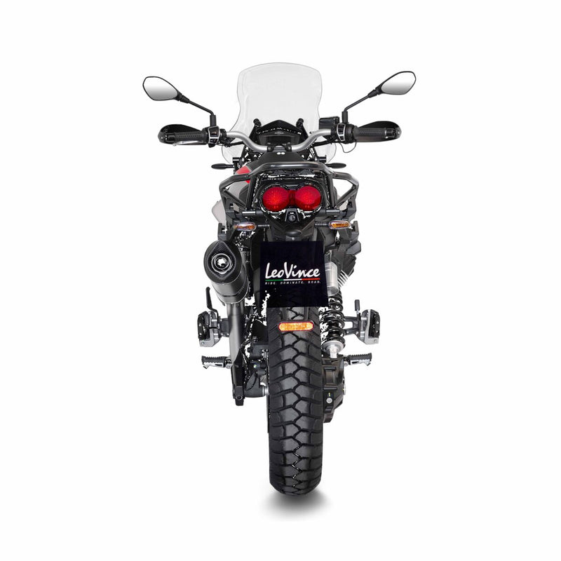 LV One Evo Stainless Steel Slip-On Muffler Titanium Look For Moto Guzzi V85 850 TT