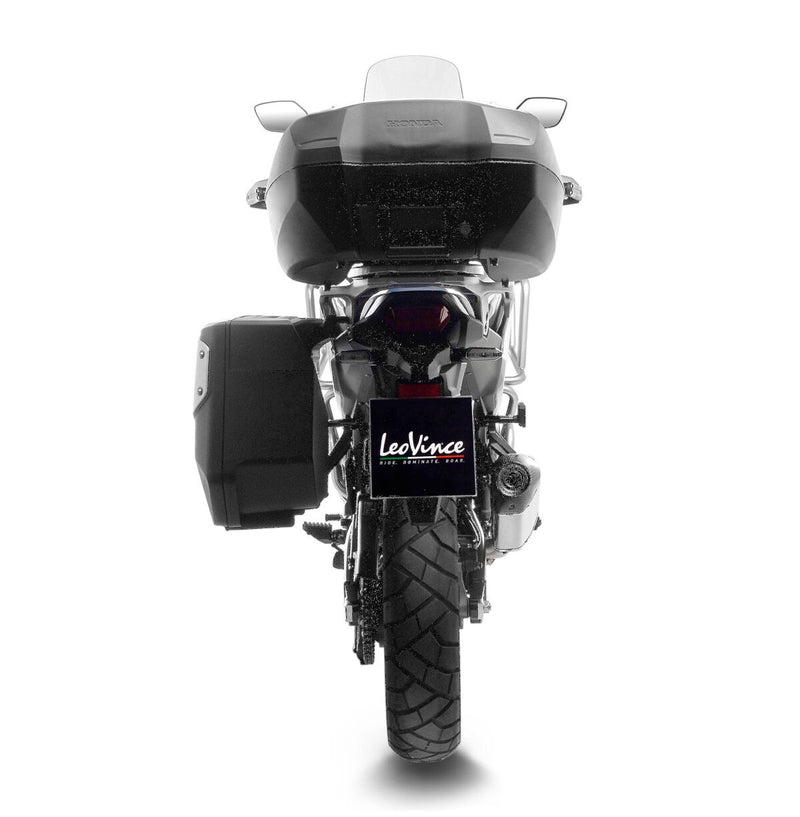 LV-14 Stainless Steel Slip-On Muffler Black For Honda XL 750 ABS