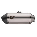LV-14 Stainless Steel Slip-On Muffler Black For Honda XL 750 ABS