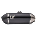 LV-14 Black Edition Slip-On Muffler Black For Honda XL 750 ABS