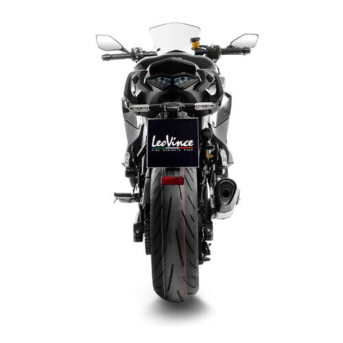 LV-14R Stainless Steel Slip-On Muffler Black For Kawasaki Ninja 1000 SX ABS