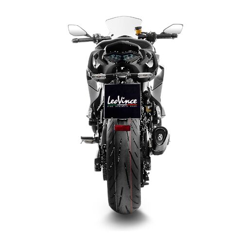 LV-14R Black Edition Slip-On Muffler Matt Black For Kawasaki Ninja 1000 SX ABS