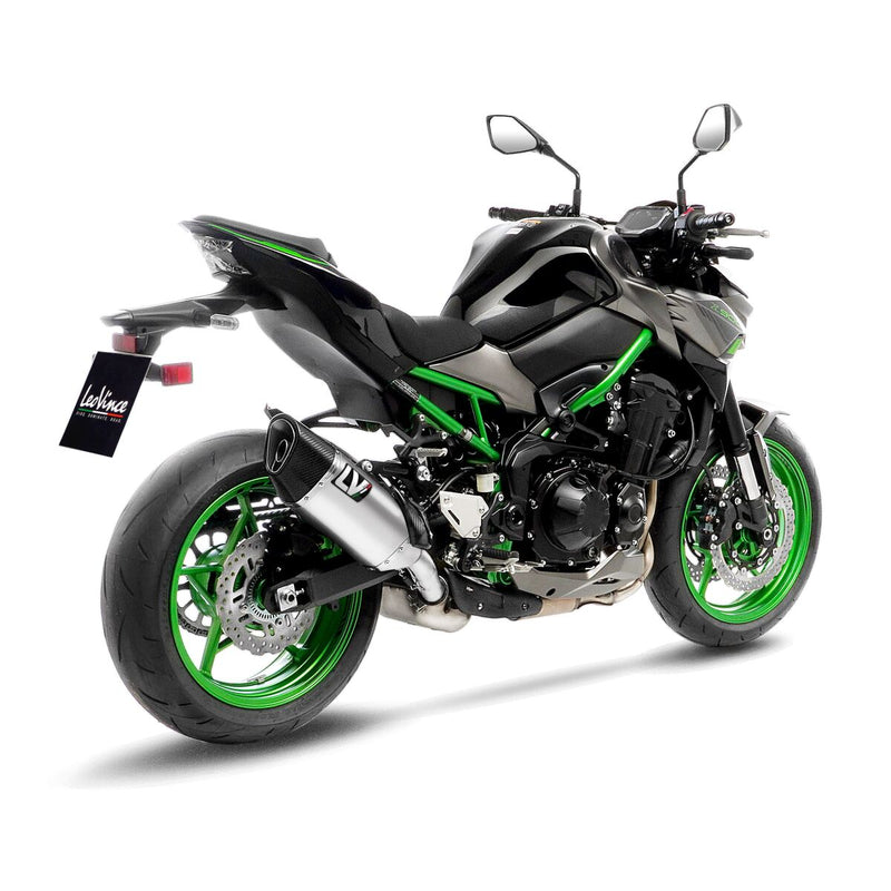LV-14R Stainless Steel Slip-On Muffler ECE Black For Kawasaki Z 900 ABS