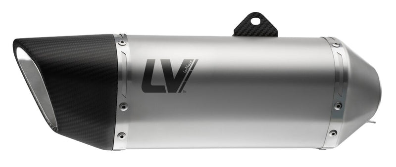 LV-14R Stainless Steel Slip-On Muffler Black For Kawasaki Ninja 400 ABS