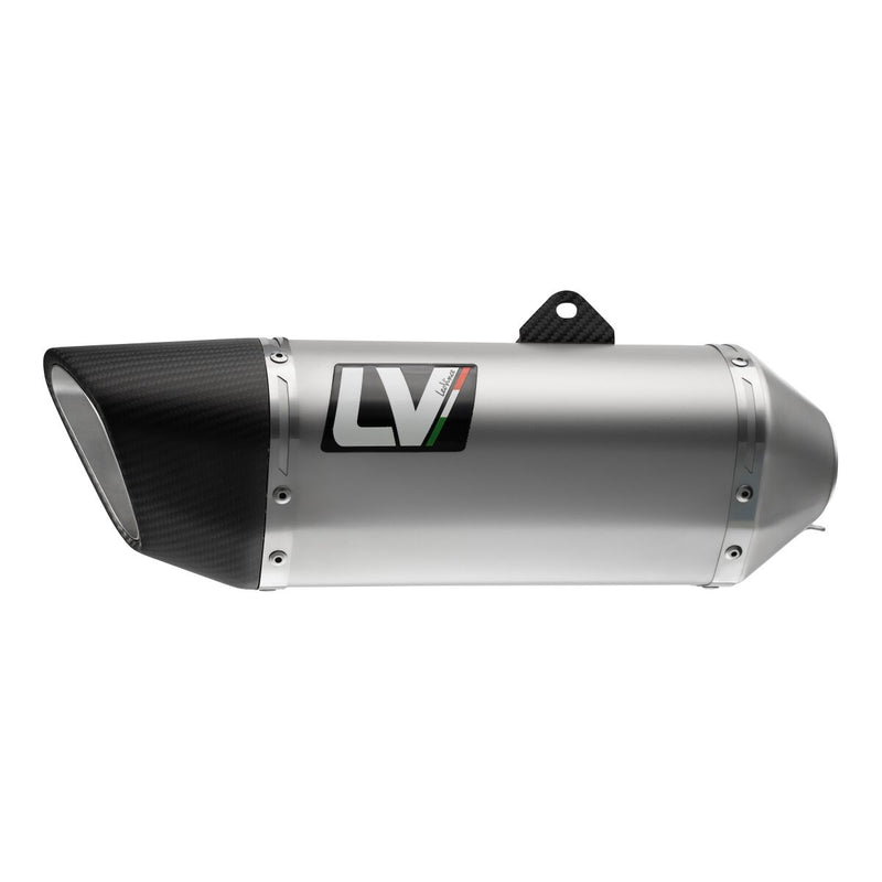 LV-14R Stainless Steel Slip-On Muffler Black For Kawasaki Ninja 400 ABS