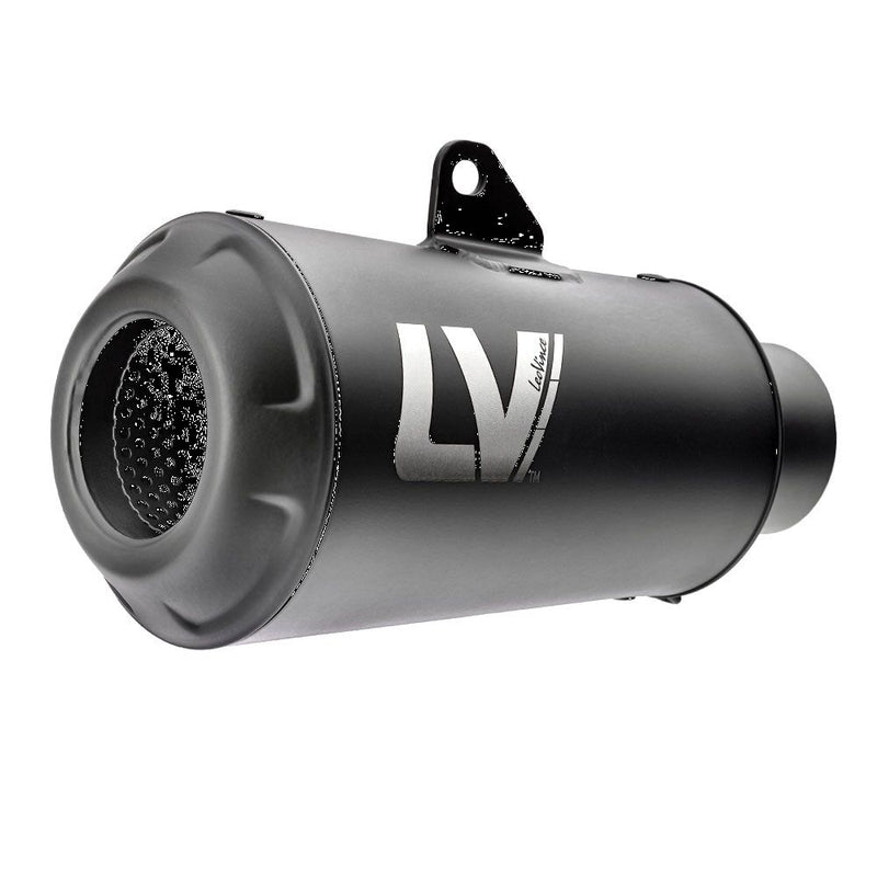 LV-10 Full Black Slip-On Muffler Matt Black