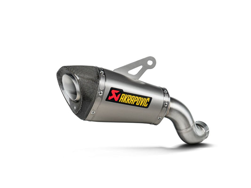 Titanium Slip-On Line Muffler Black / Titanium For Kawasaki Z 900 ABS
