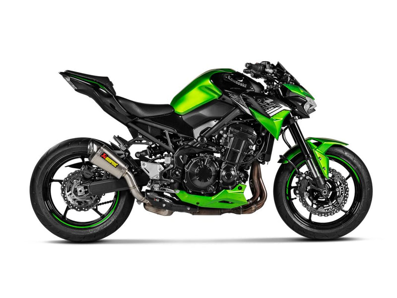 Titanium Slip-On Line Muffler Black / Titanium For Kawasaki Z 900 ABS