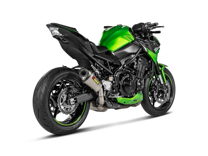 Titanium Slip-On Line Muffler Black / Titanium For Kawasaki Z 900 ABS