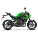 LV Corsa S Full Black Slip-On Muffler For Kawasaki Z 900 ABS 2020-2024