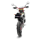 X-FIGHT Black Edition Slip-On Muffler 2-Strocke For Fantic XE 50 2021-2024