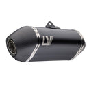 LV-14 Slip-On Muffler Black Edition For Moto Morini X-CAPE 700 ABS 2025-2026