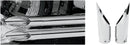 Family Jewel Exhaust Tip Chrome For Yamaha XV 1600 A 1999-2003