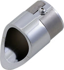 Exhaust Tip Family Jewels Mini Scalloped For Yamaha XV 1600 A 1999-2003