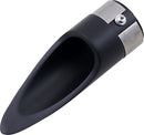 Family Jewel Exhaust Tip Black For Yamaha XV 1600 A 1999-2003