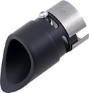Exhaust Tip Family Jewels Mini Scalloped Black For Yamaha XV 1600 A 1999-2003