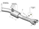 Catalytic Converter Manifold For Kawasaki NINJA 650 2017-2019