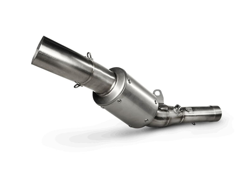 Mid, Link & Y Pipe Silver For Kawasaki ZX-6 R 636 ABS