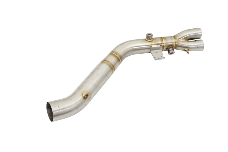Mid, Link & Y Pipe Silver For Yamaha MT-09 ABS