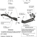 4-STROKE HEADER PIPES Stainless Steel For Yamaha XTZ 690 2019-2022