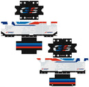 Crystal Motorcycle Protection Stickers - Panniers For BMW R 1250 GS/GS Adventure 2021>2024