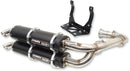 Stage 5 Dual Exhaust System Black / Brushed For Can Am (BRP) MAVERICK TURBO 900 EFI 4X4 2018