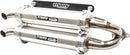 Stage 5 Slip-On Dual Muffler Brushed For Polaris RZR XP 1000 TURBO 4X4 2016-2019