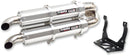 Stage 5 Dual Slip-On Muffler Brushed For Can Am (BRP) MAVERICK TURBO 900 EFI 4X4 2018-2020