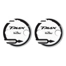 3D Motorcycle Stickers - Variator Cover White For Yamaha TMAX 500 / 530 2010>2016