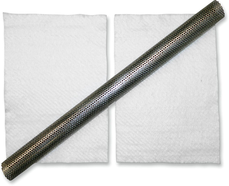 24" Universal Exhaust Baffle With Packing - 25.4 MM