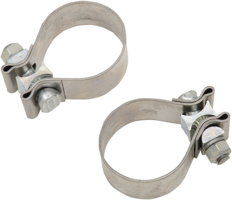 Stainless Steel Muffler Clamps For Harley Davidson FLHR 1340 1995-1998 - 50.8 MM