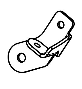 Muffler Bracket Silver For Yamaha YZF-R7 ABS