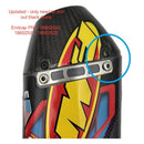 RCT EXTERNAL CARBON REPLACEMENT END CAP KIT Blue