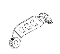 Muffler Bracket Black