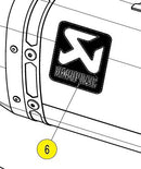 Exhaust Sticker For Suzuki GSX-S 1000