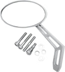 Billet Aluminum Mirror Chrome/Silver - 16.5 CM