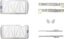 Billet Radiator Guards Silver For Honda CRF 250 R 2022-2025