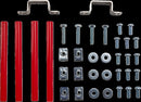 Radiator Braces Aluminum / Red / Silver For Honda CRF 250 R 2022-2024