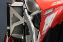 Radiator Braces Aluminum / Red / Silver For Honda CRF 250 R 2022-2024