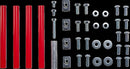 Xtrem Radiator Guards Black / Silver For Beta RR 125 2020-2023