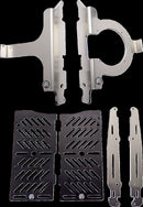 Xtrem Radiator Guards Black / Red / Silver For Beta RR 350 EFI 2020-2023