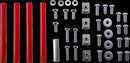 Xtrem Radiator Guards Black / Red / Silver For Beta RR 350 EFI 2020-2023