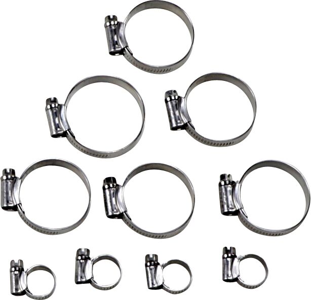 Radiator Clamp Kit Silver For BMW S 1000 RR ABS 2019-2022