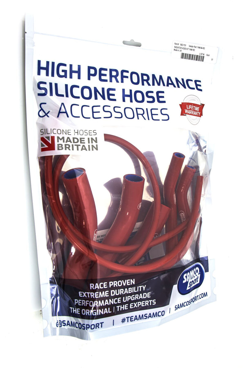 Radiator Hose Kit Red For Yamaha XTZ 690 2019-2022