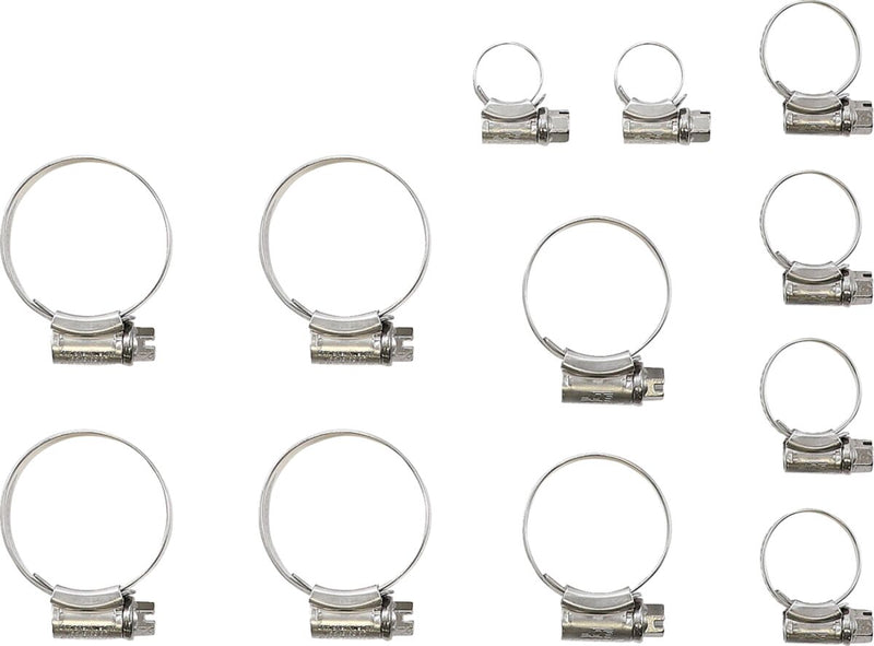 Radiator Clamp Kit Silver For Yamaha MT-09 ABS 2021-2023