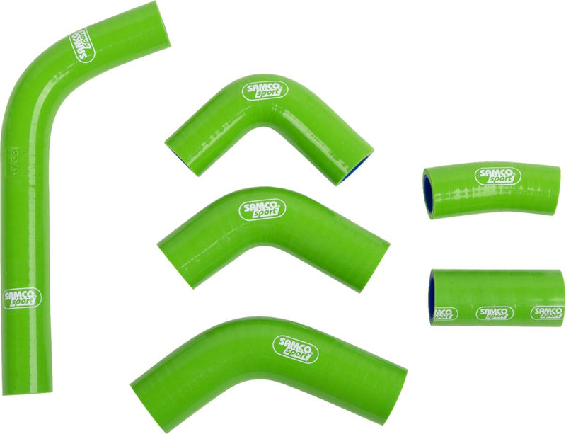 Race Fit Radiator Hose Kit Green For Kawasaki KX 450 2024-2026