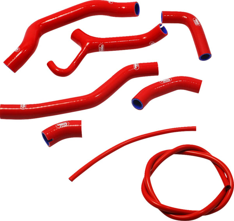 Radiator Hose Kit Red For Ducati DESERT X 950 ABS 2022-2024