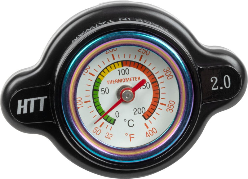 Radiator Cap With Temperature Gauge Black / White For Husqvarna FC 250 2014-2015