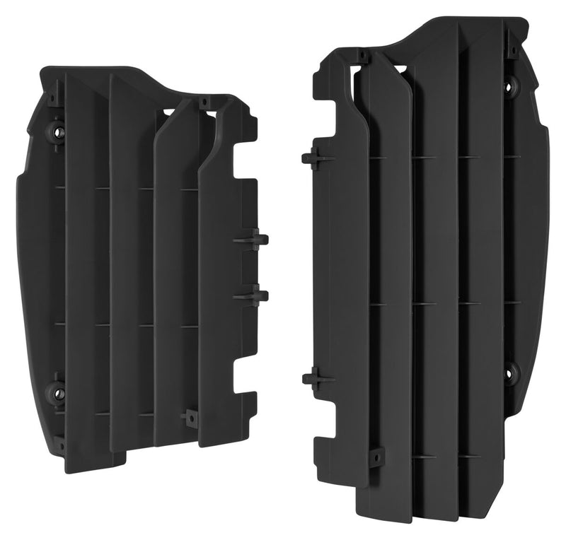 Radiator Guards Black For Kawasaki KX 450